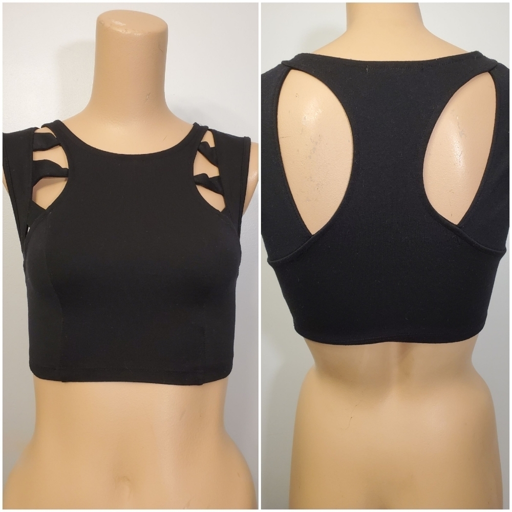 Charlotte Russe Cut Out Crop Top